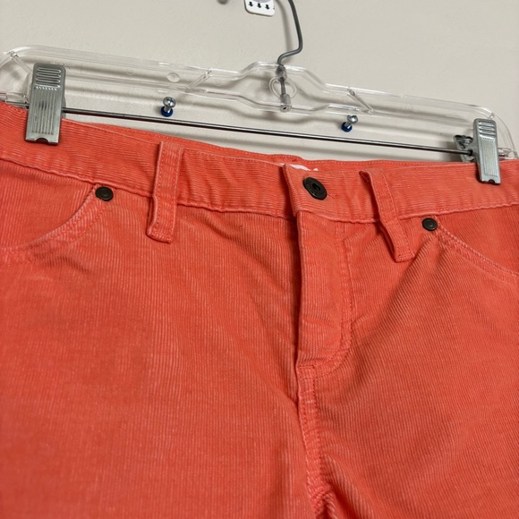 Carve Designs Oahu Corduroy Cut Off Shorts Size 4 Orange Beach Summer Casual - Picture 3 of 9